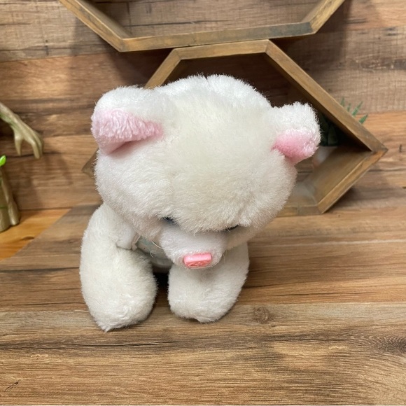 Kingdom kitten vintage cat plush toy white cross button nose Matthew 16:19 - Picture 3 of 8